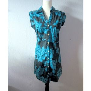 Vintage Aloha Hawaiian Roberta Oaks T-shirt Dress